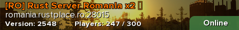[RO] Rust Server Romania x2 ☢