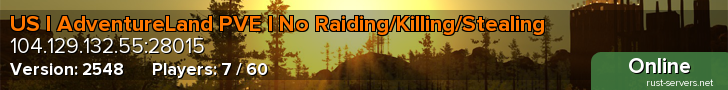 US l AdventureLand PVE l No Raiding/Killing/Stealing
