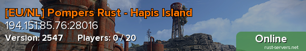 [EU/NL] Pompers Rust - Hapis Island