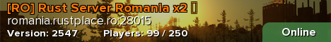 [RO] Rust Server Romania x2 ☢