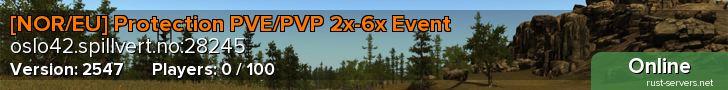 [NOR/EU] Protection PVE/PVP 2x-6x Event
