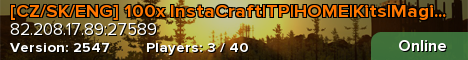 [CZ/SK/ENG] 100x InstaCraft|TP|HOME|Kits|MagicCraft|WIPE 3.12