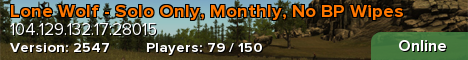 Lone Wolf - Solo Only, Monthly, No BP Wipes