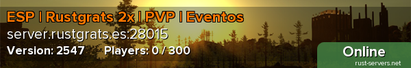 ESP | Rustgrats 2x | PVP | Eventos