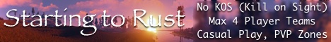 Starting to Rust | No KOS | Max 4 | Casual Play | Bi-Weekly