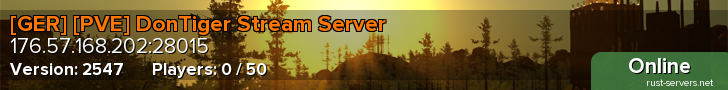 [GER] [PVE] DonTiger Stream Server