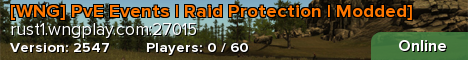 [WNG] PvE Events | Raid Protection | Modded]