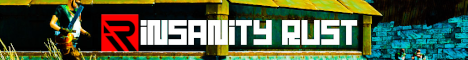 InsanityRust.gg 5x|PVP|Weekly|Events|Loot+|Kits