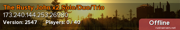 The Rusty John x2 Solo/Duo/Trio