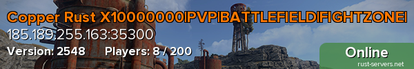 Copper Rust X10000000|PVP|BATTLEFIELD|FIGHTZONE|