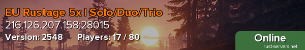 EU Rustage 5x | Solo/Duo/Trio