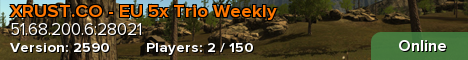 XRUST.CO - EU 5x Trio Weekly