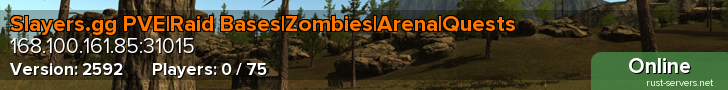 Slayers.gg PVE|Raid Bases|Zombies|Arena|Quests