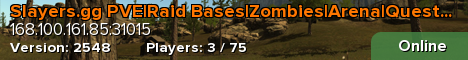 Slayers.gg PVE|Raid Bases|Zombies|Arena|Quests