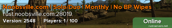 Noobsville.com | Solo/Duo | Monthly | No BP Wipes