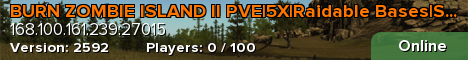 BURN ZOMBIE ISLAND II PVE|5X|Raidable Bases|Skill Tree|QUEST