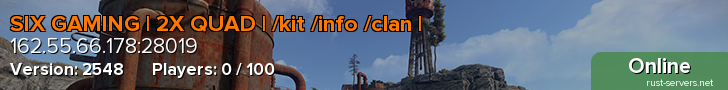 SIX GAMING | 2X QUAD | /kit /info /clan |