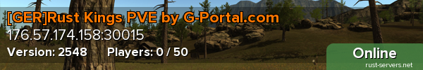 [GER]Rust Kings PVE by G-Portal.com