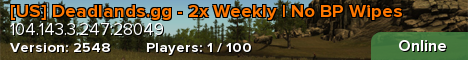 [US] Deadlands.gg - 2x Weekly | No BP Wipes