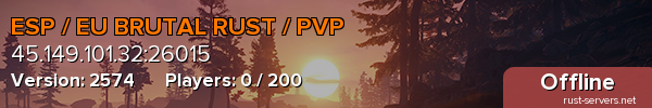 ESP / EU BRUTAL RUST / PVP