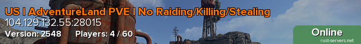 US l AdventureLand PVE l No Raiding/Killing/Stealing