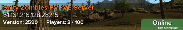 Salty Zombies PVPVE Server