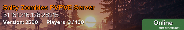 Salty Zombies PVPVE Server