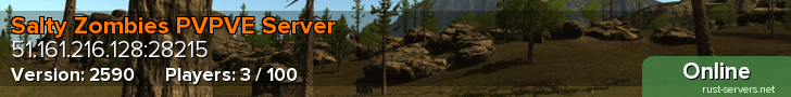 Salty Zombies PVPVE Server