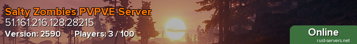 Salty Zombies PVPVE Server