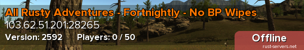 All Rusty Adventures - Fortnightly - No BP Wipes