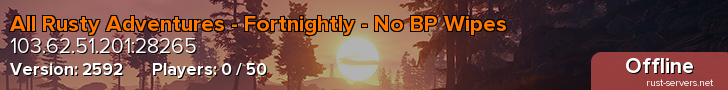 All Rusty Adventures - Fortnightly - No BP Wipes