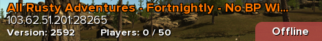 All Rusty Adventures - Fortnightly - No BP Wipes