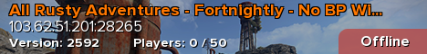 All Rusty Adventures - Fortnightly - No BP Wipes
