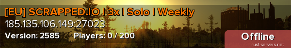 [EU] SCRAPPED.IO | 3x | Solo | Weekly