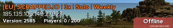 [EU] SCRAPPED.IO | 3x | Solo | Weekly