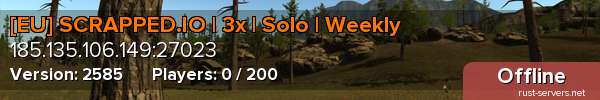 [EU] SCRAPPED.IO | 3x | Solo | Weekly