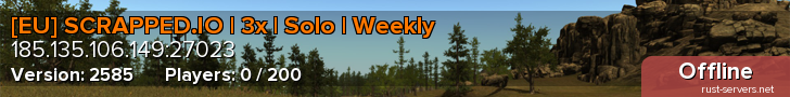 [EU] SCRAPPED.IO | 3x | Solo | Weekly