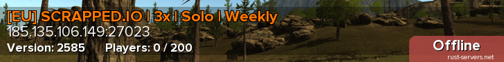 [EU] SCRAPPED.IO | 3x | Solo | Weekly