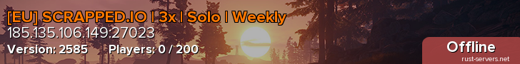 [EU] SCRAPPED.IO | 3x | Solo | Weekly