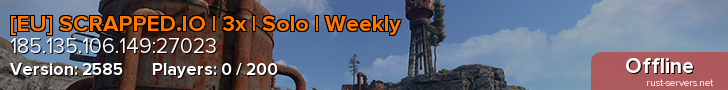 [EU] SCRAPPED.IO | 3x | Solo | Weekly