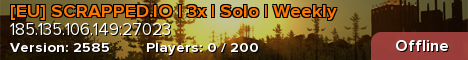 [EU] SCRAPPED.IO | 3x | Solo | Weekly
