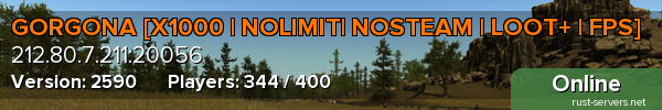 GORGONA [X1000 | NOLIMIT| NOSTEAM | LOOT+ | FPS]