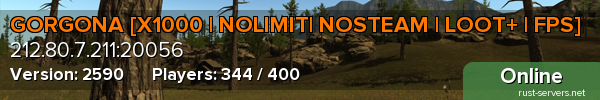 GORGONA [X1000 | NOLIMIT| NOSTEAM | LOOT+ | FPS]