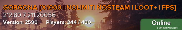 GORGONA [X1000 | NOLIMIT| NOSTEAM | LOOT+ | FPS]