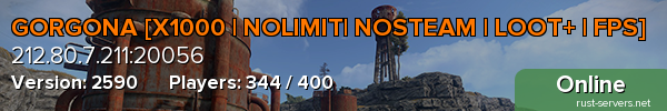 GORGONA [X1000 | NOLIMIT| NOSTEAM | LOOT+ | FPS]