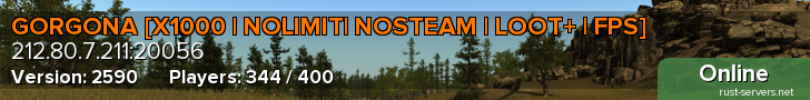 GORGONA [X1000 | NOLIMIT| NOSTEAM | LOOT+ | FPS]