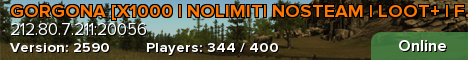 GORGONA [X1000 | NOLIMIT| NOSTEAM | LOOT+ | FPS]