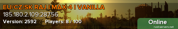 EU/CZ/SK RAJ l MAX 4 l VANILLA