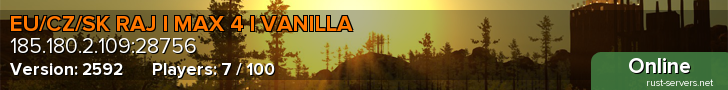 EU/CZ/SK RAJ l MAX 4 l VANILLA