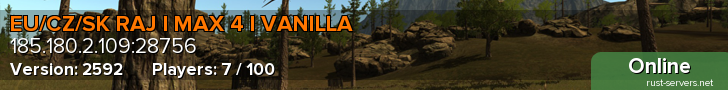 EU/CZ/SK RAJ l MAX 4 l VANILLA